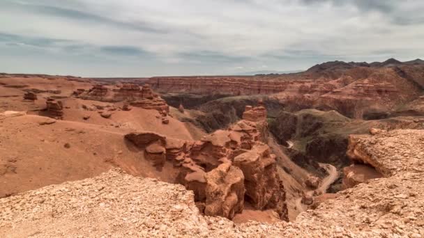 Charyn Grand Canyon — Stockvideo