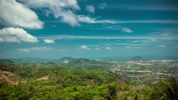 Isla Phuket en las nubes — Vídeos de Stock