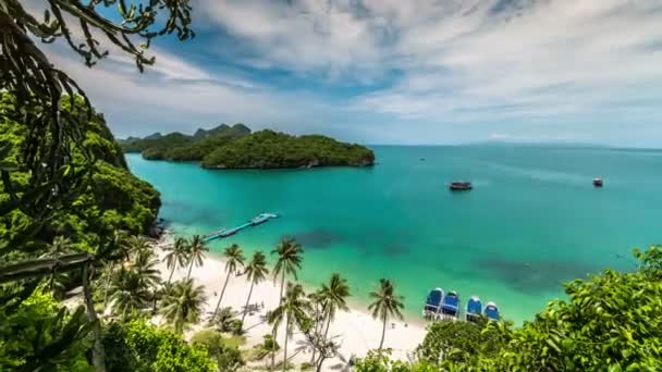 Parque Marino Nacional Angthong — Vídeo de stock