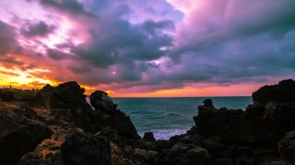 インド洋の嵐の雲 — ストック動画