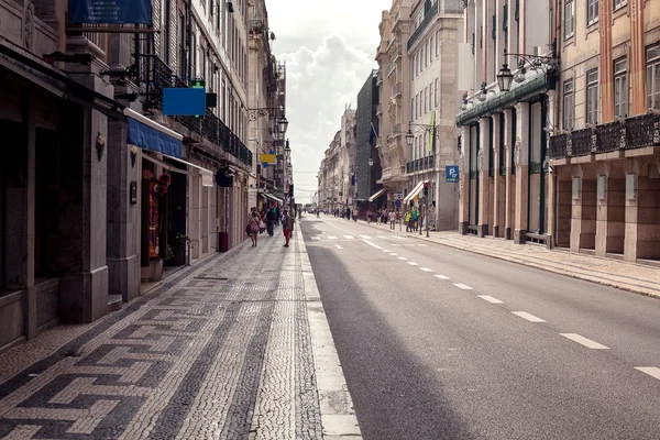 Empty street road in city