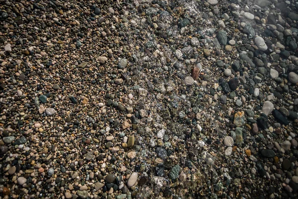 Pedras Brilhantes Bonitas Costa Mar — Fotografia de Stock