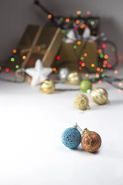 Nya året jul leksaker — Stockfoto