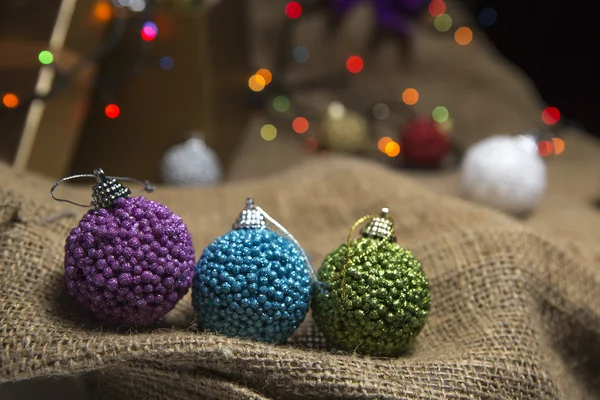 Nieuw jaar Christmas speelgoed — Stockfoto