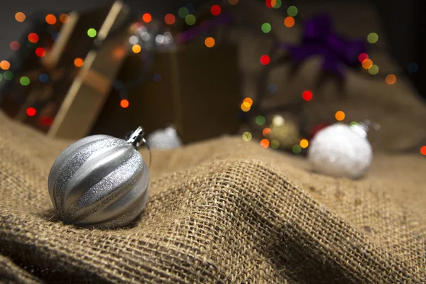新しい年のクリスマスのおもちゃ — ストック写真