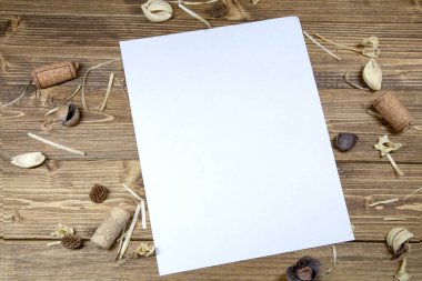 Şarap mantarlı ahşap zemin