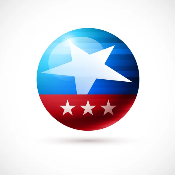 Amerikaanse badge ontwerp — Stockvector