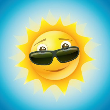 Komik güneş karakter