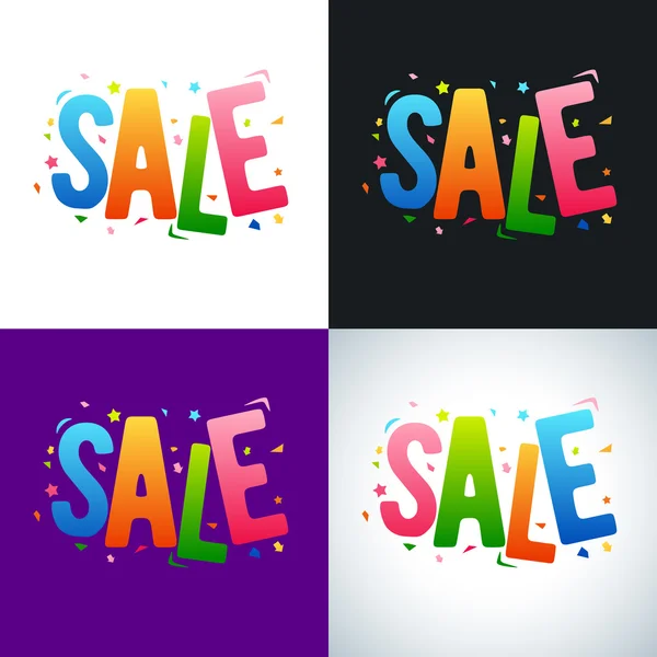 Sale Typographic design — Stock Vector