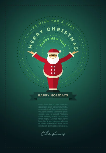 Affiche de Noël — Image vectorielle