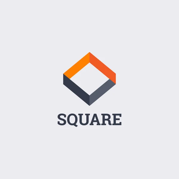 Компания Infinity Square Shape — стоковый вектор