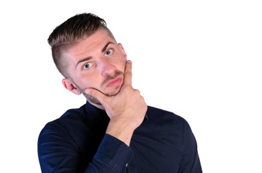 şüpheli adam düşünme