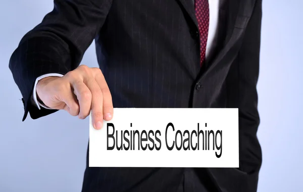 Business coaching man — Stockfoto
