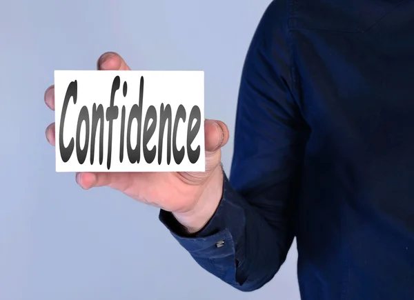 Man showing confidence — Stock Photo, Image