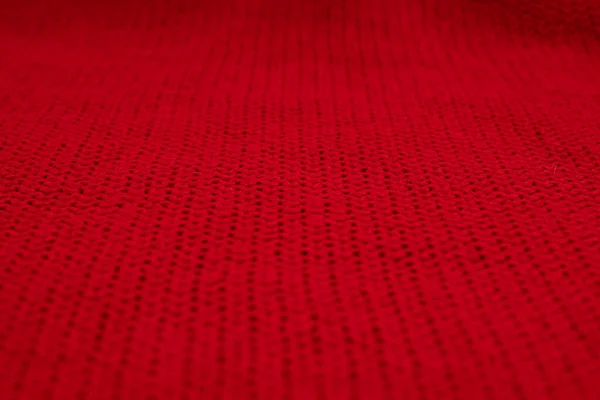 Tissu Cachemire Tricoté Rouge Plat Disposé Sans Rides — Photo