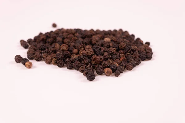 Brown Black Pepper Balls Lie Tightly Each Other — Stock Photo, Image