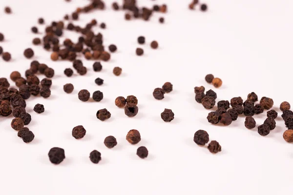 Side View Angle Brown Black Balls Scattered Chaotically — Stock Photo, Image