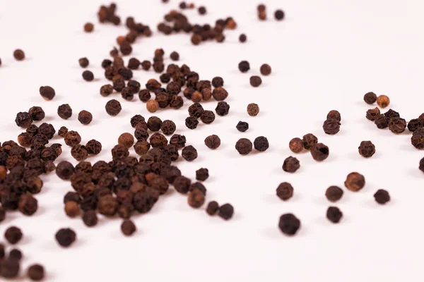 Chaotically Scattered Brown Black Balls — Stock Photo, Image