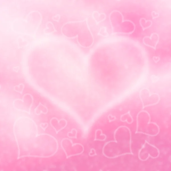 Blurred Valentines Day Hearts Background 12 — Stock Photo, Image