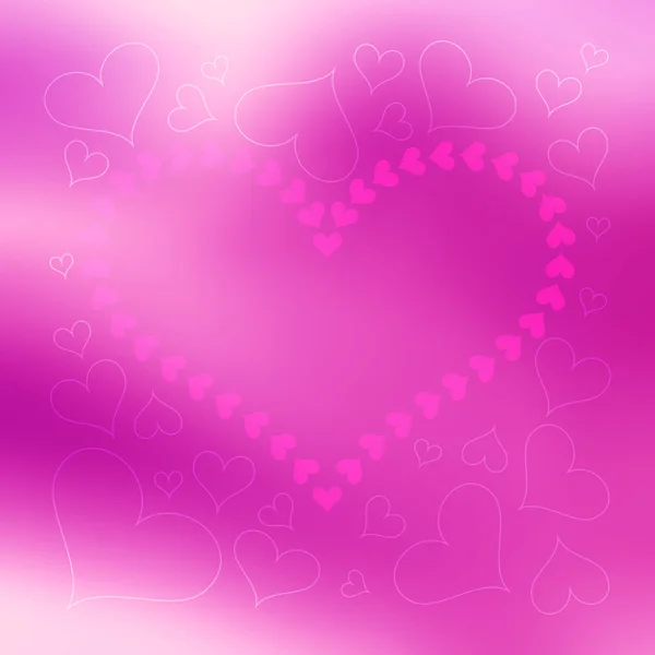 Blurred Valentines Day Hearts Background 6 — Free Stock Photo
