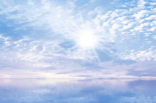 Sky Sun Sea Background — Stock Photo, Image