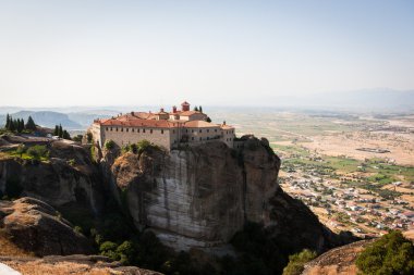 Manastır ve taşlar Meteora, Yunanistan