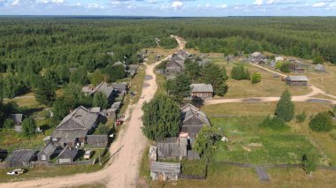 İHA 'dan Rus köyü