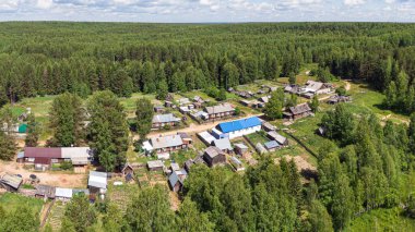 İHA 'dan Rus köyü