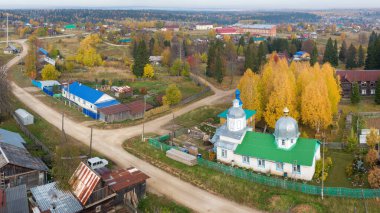 İHA 'dan Rus köyü