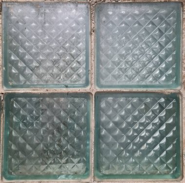 Cam Bloklar Duvarı dokusu