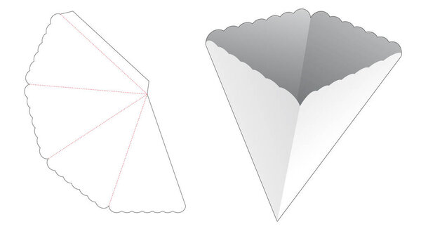 прямоугольный пилон форме контейнера закуски умереть шаблон вырезать
