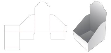 Paketleme kutusu öldü kesme şablonu