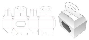 Pencereli posta kutusu die die şablonu kes