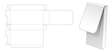 Kutuyu çevir ve öl şablonu kes