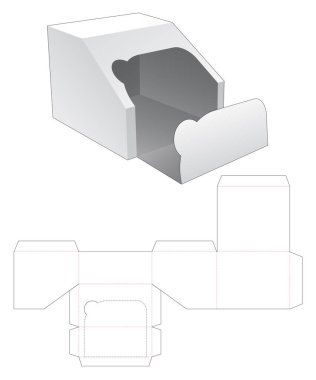 Fermuarlı ambalaj kesme şablonu