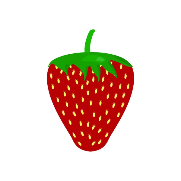 美味的草莓图标 矢量说明 — 图库矢量图片
