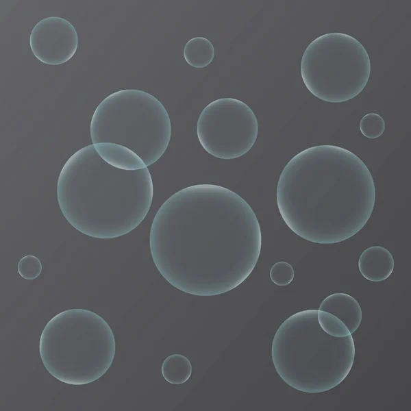 Abstract Background Bubbles Vector Illustration — Stock Vector