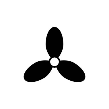 Propeller icon isolated on white background. Vector illustration
