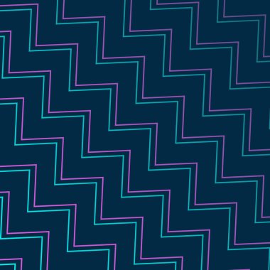 Soyut zigzag çizgileri arkaplanı. Vektör illüstrasyonu