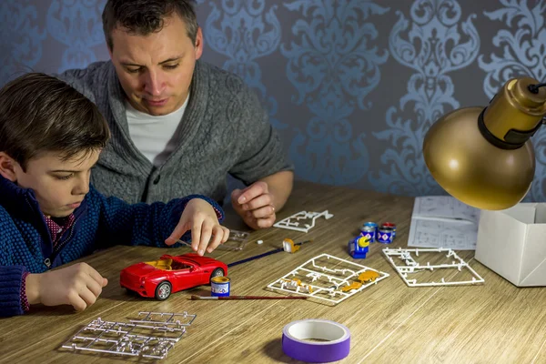 Modelo coche kit Imágenes de stock libres de derechos