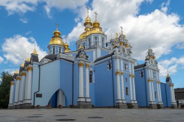 Ukrayna Kiev 'deki St. Michael' s Altın Kubbe Manastırı