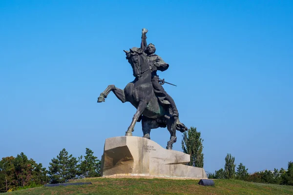 Памятник Александру Суворову Тирасполе Молдова — стоковое фото