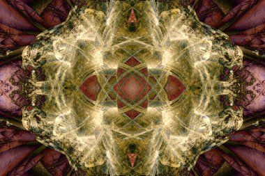 Simetrik dekoratif desen