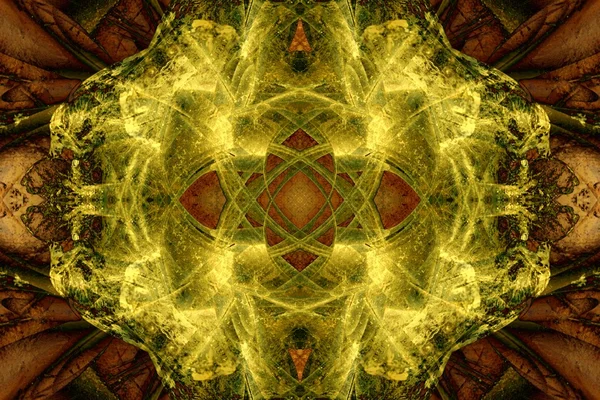 Simetrik dekoratif desen