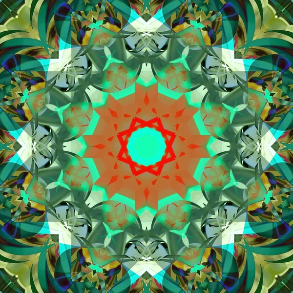 Simetrik dekoratif desen