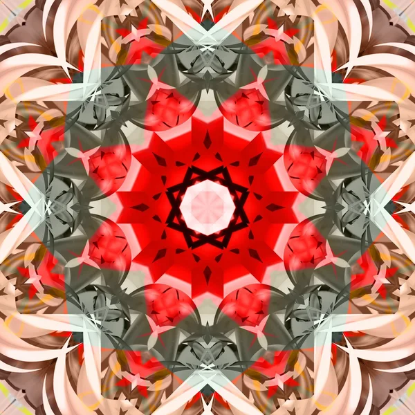 Simetrik dekoratif desen