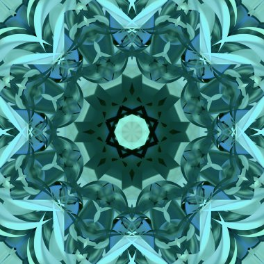 Simetrik dekoratif desen