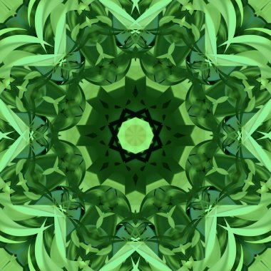 Simetrik dekoratif desen