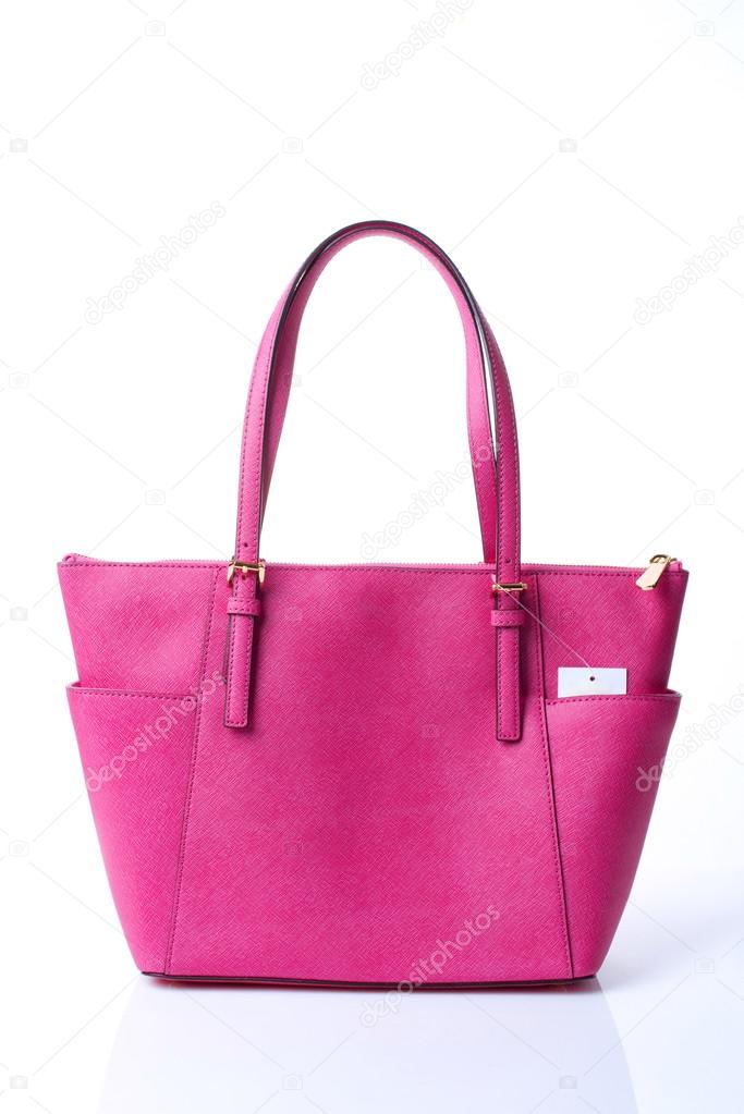 Fashion ladies pink handbag