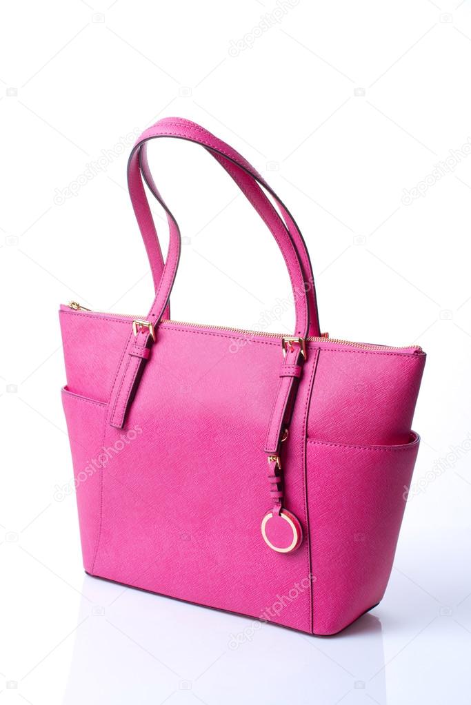Fashion ladies pink handbag